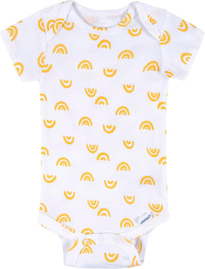 8-Pack Short Sleeve Mix & Match Bodysuits for Baby Girls