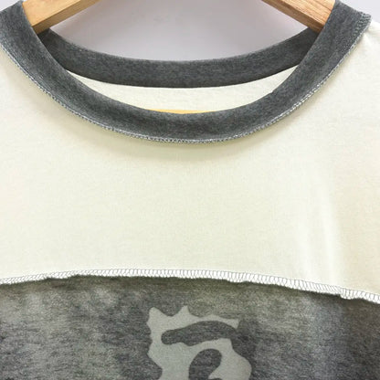 Sage Vell 100% Cotton Patchwork Camouflage Short Sleeve Casual T-Shirt with Color Block Design and Loose Fit
