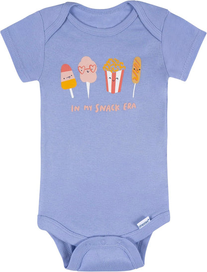 8-Pack Short Sleeve Mix & Match Bodysuits for Baby Girls