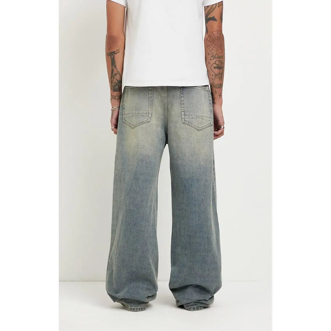 Pacsun Men's Blake Extreme Baggy Jeans in Medium Blue Light Wash