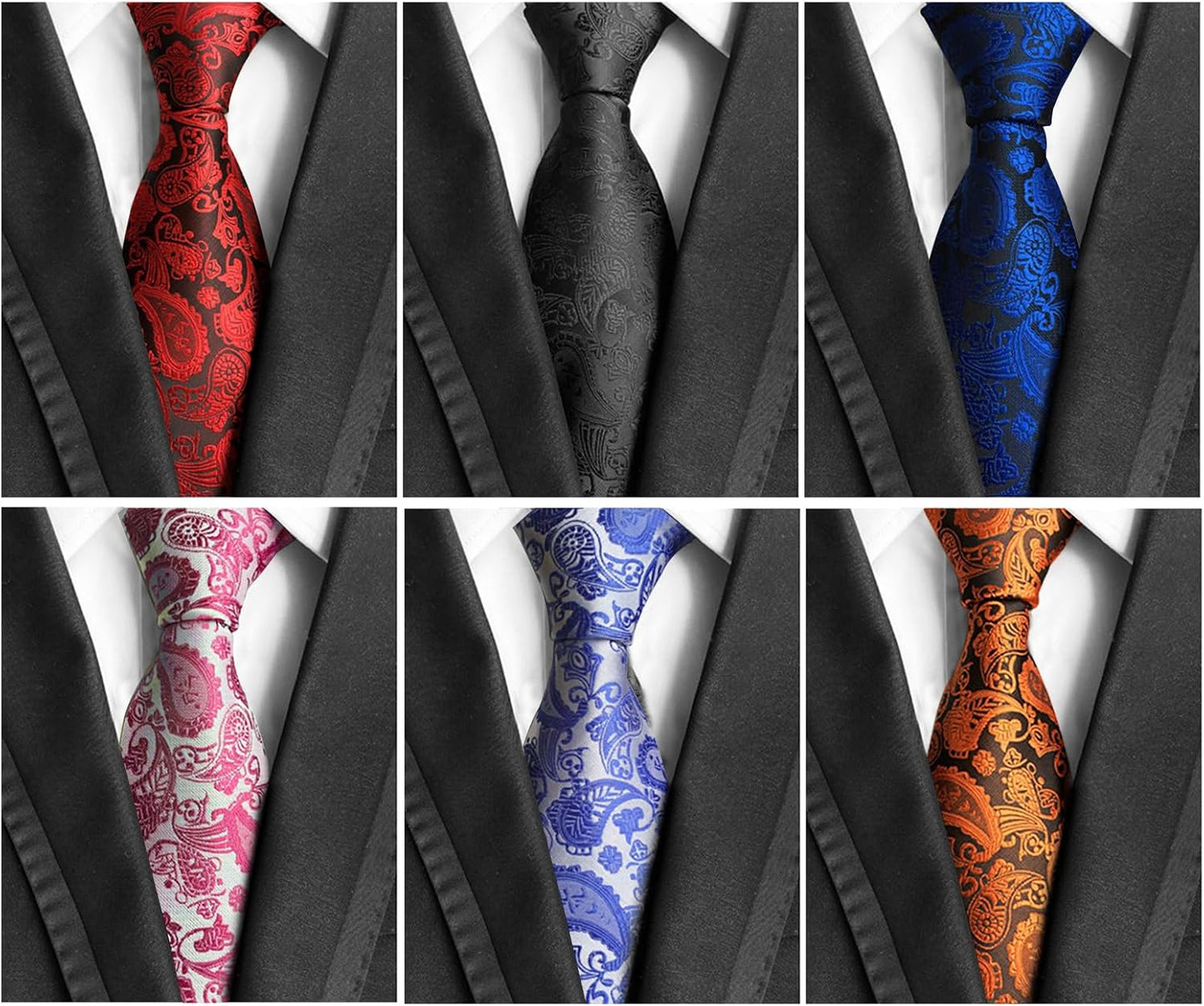 Elevate Your Style with Our Men's Classic Jacquard Necktie - Perfect for Weddings, Business, and Groomsmen