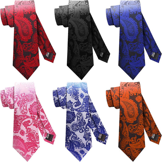 Elevate Your Style with Our Men's Classic Jacquard Necktie - Perfect for Weddings, Business, and Groomsmen
