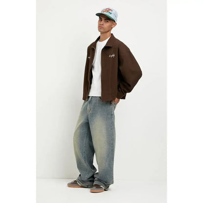 Pacsun Men's Blake Extreme Baggy Jeans in Medium Blue Light Wash