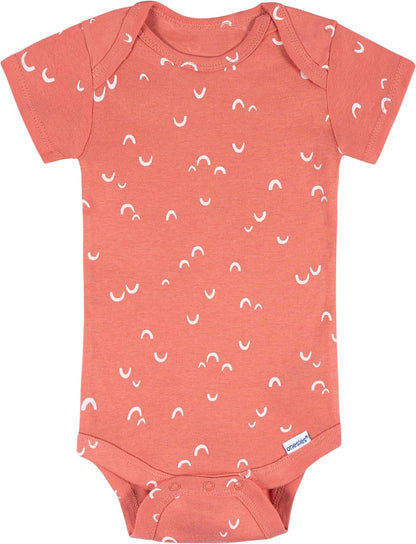 8-Pack Short Sleeve Mix & Match Bodysuits for Baby Girls